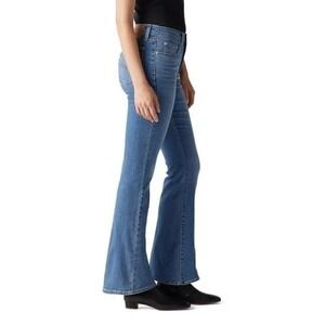 Levi's 726 Flare Jeans Women's 33 Medium Wash Cowgirl Western Rodeo Stretch Boot